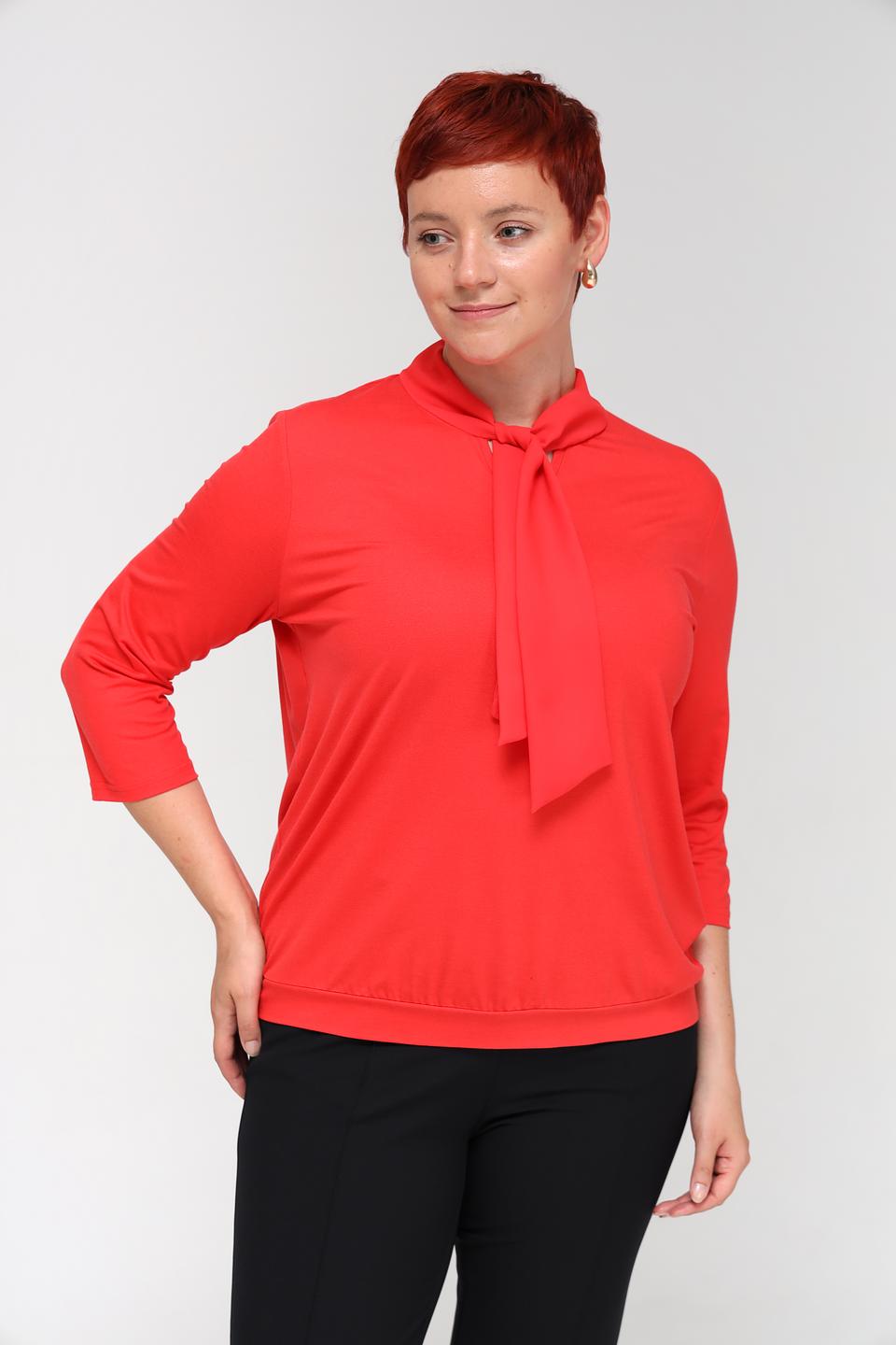 Блуза Frank Walder с завязкой красный