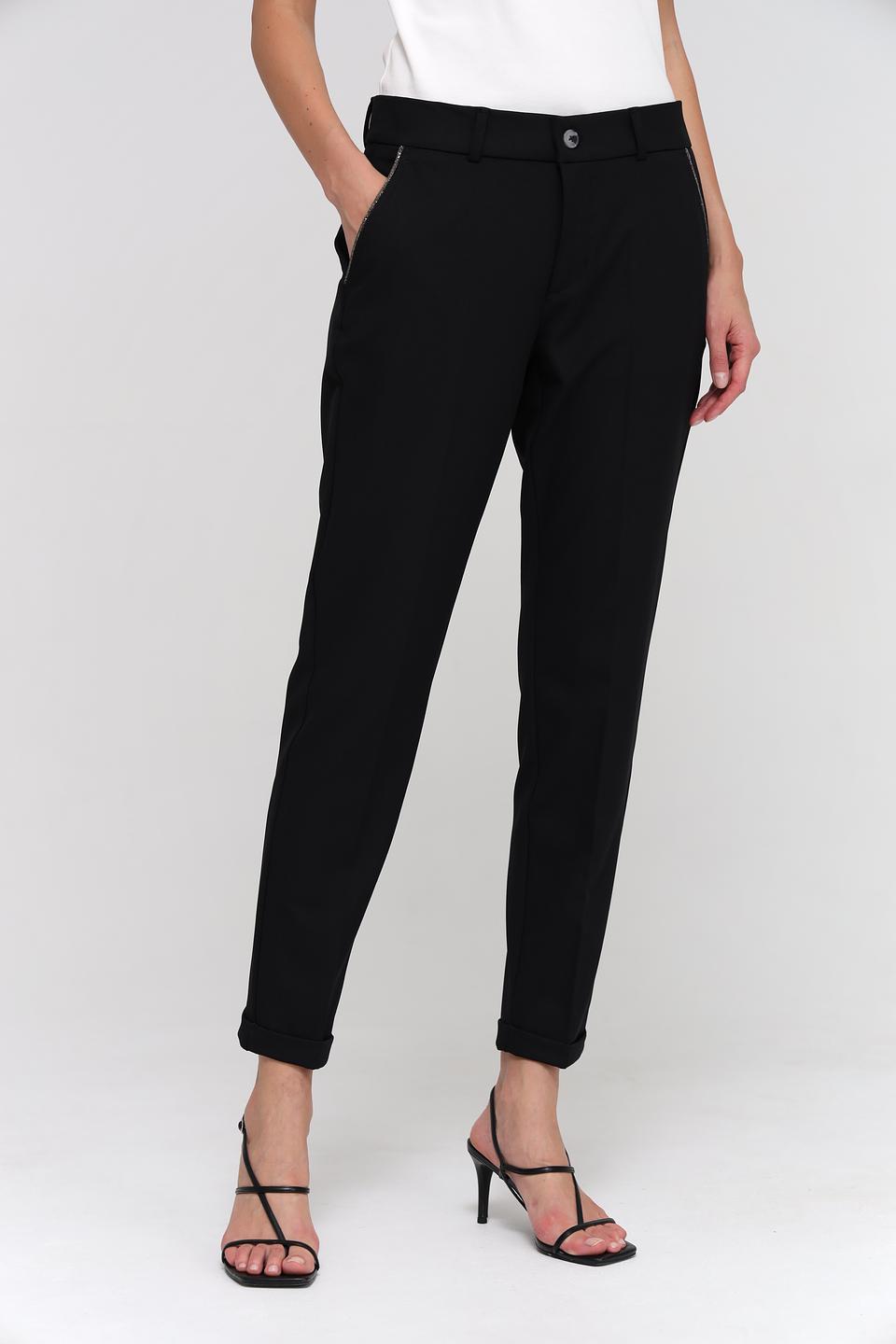 Брюки Angels чёрные прямые