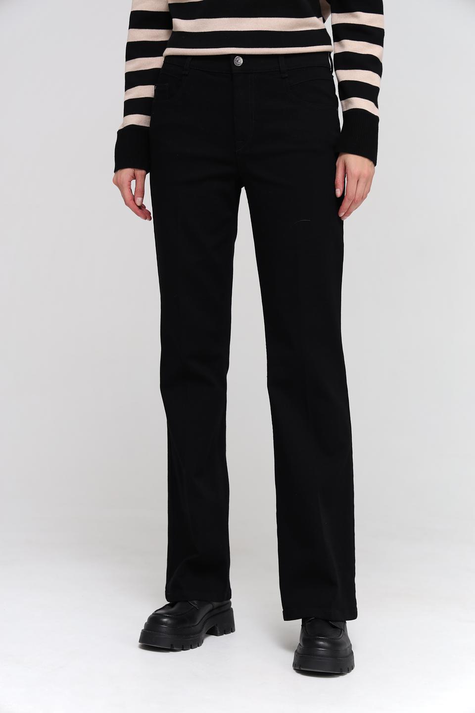 Джинсы Gardeur чёрные прямые