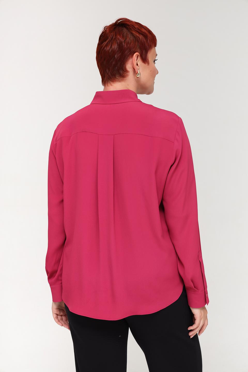 Блуза Luisa Cerano малиновая с рукавами