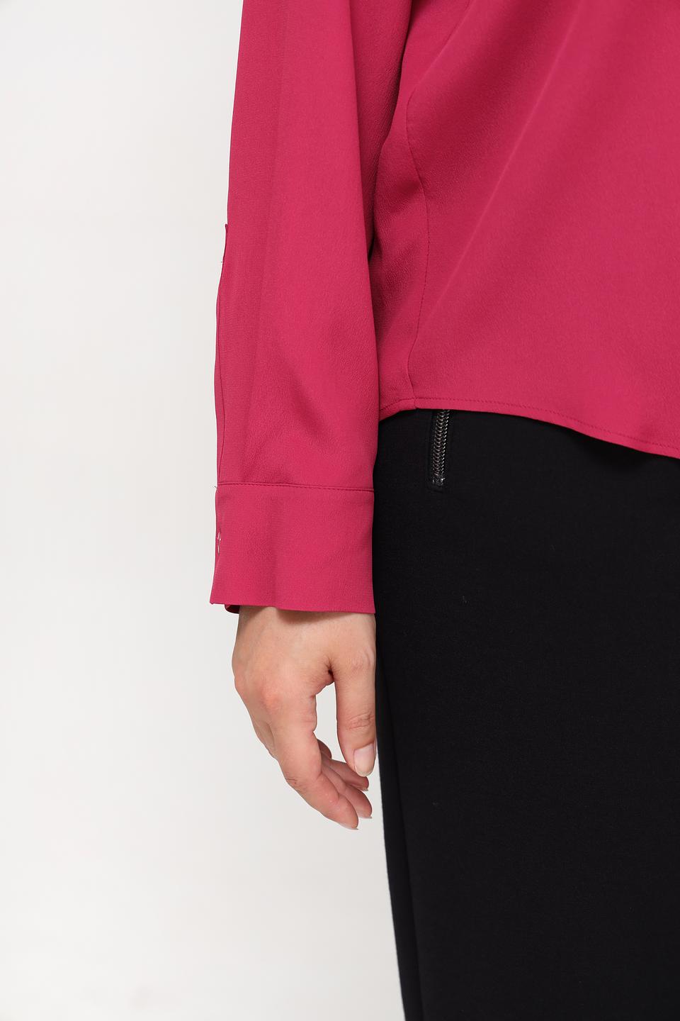 Блуза Luisa Cerano малиновая с рукавами