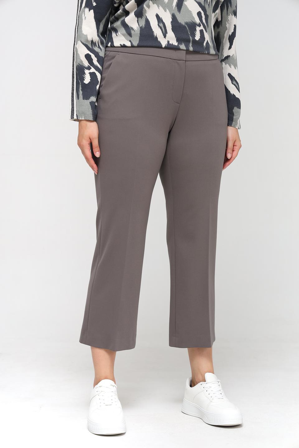 Брюки кюлоты Luisa Cerano серо-коричневые