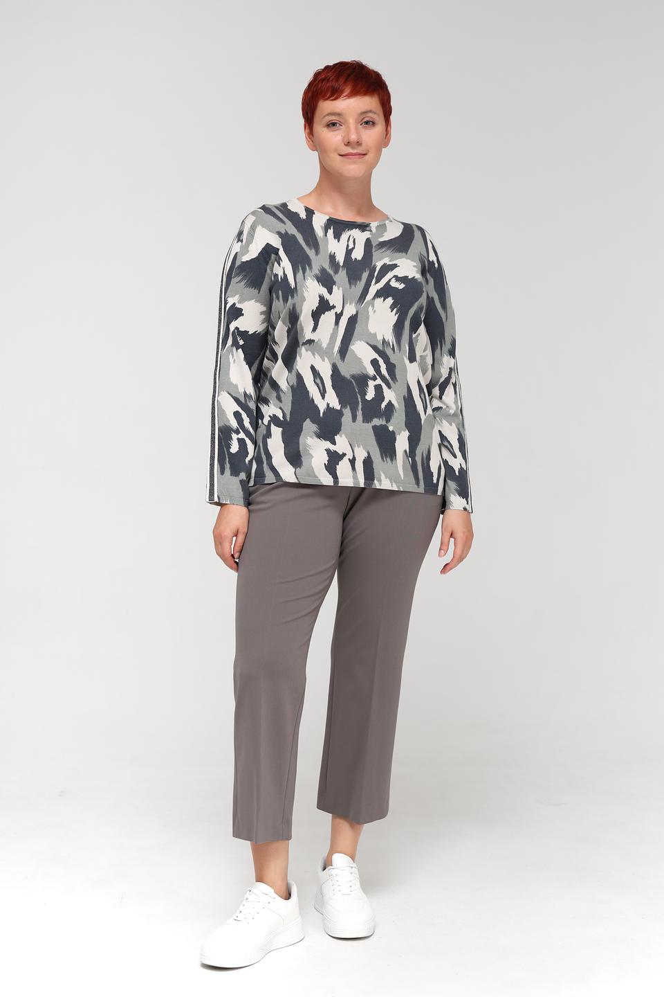 Брюки кюлоты Luisa Cerano серо-коричневые