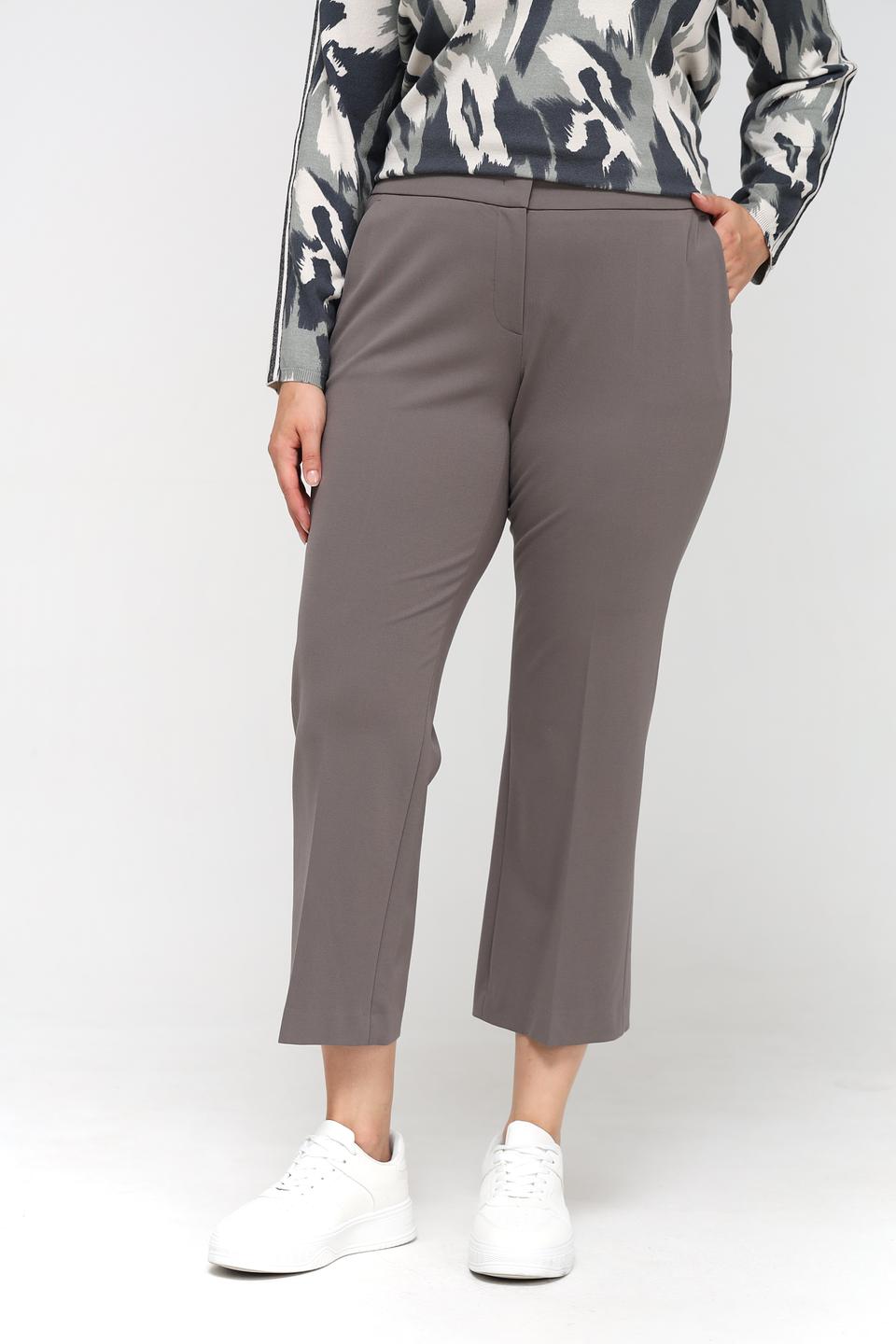 Брюки кюлоты Luisa Cerano серо-коричневые