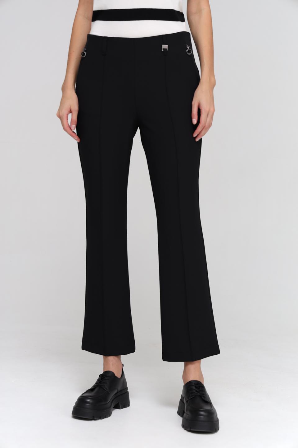 Брюки клёш Bianca чёрные