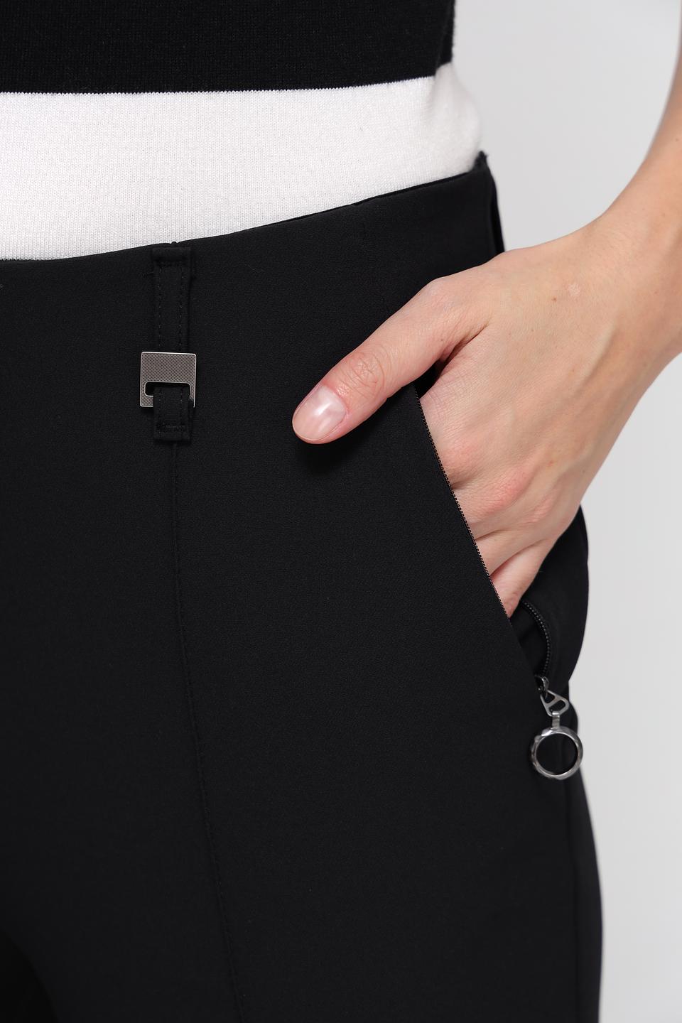 Брюки клёш Bianca чёрные