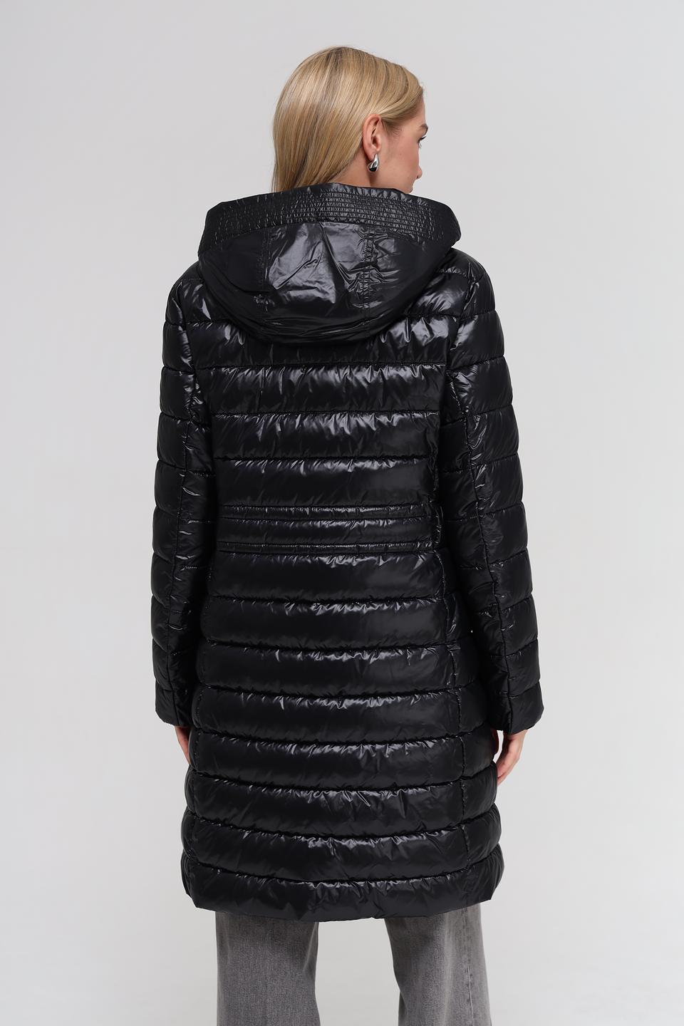 Пальто Marc Cain стеганое чёрное