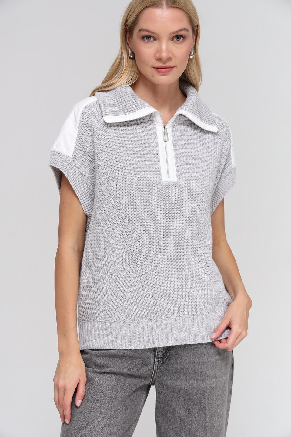 Жилет Marc Cain вязаный серый