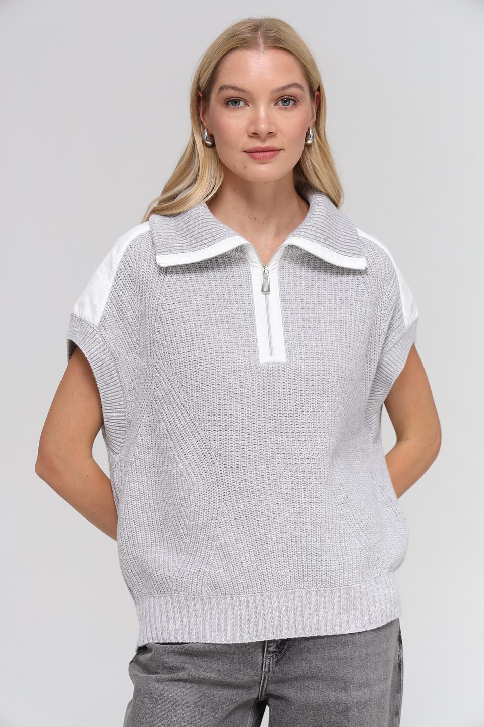 Жилет Marc Cain вязаный серый