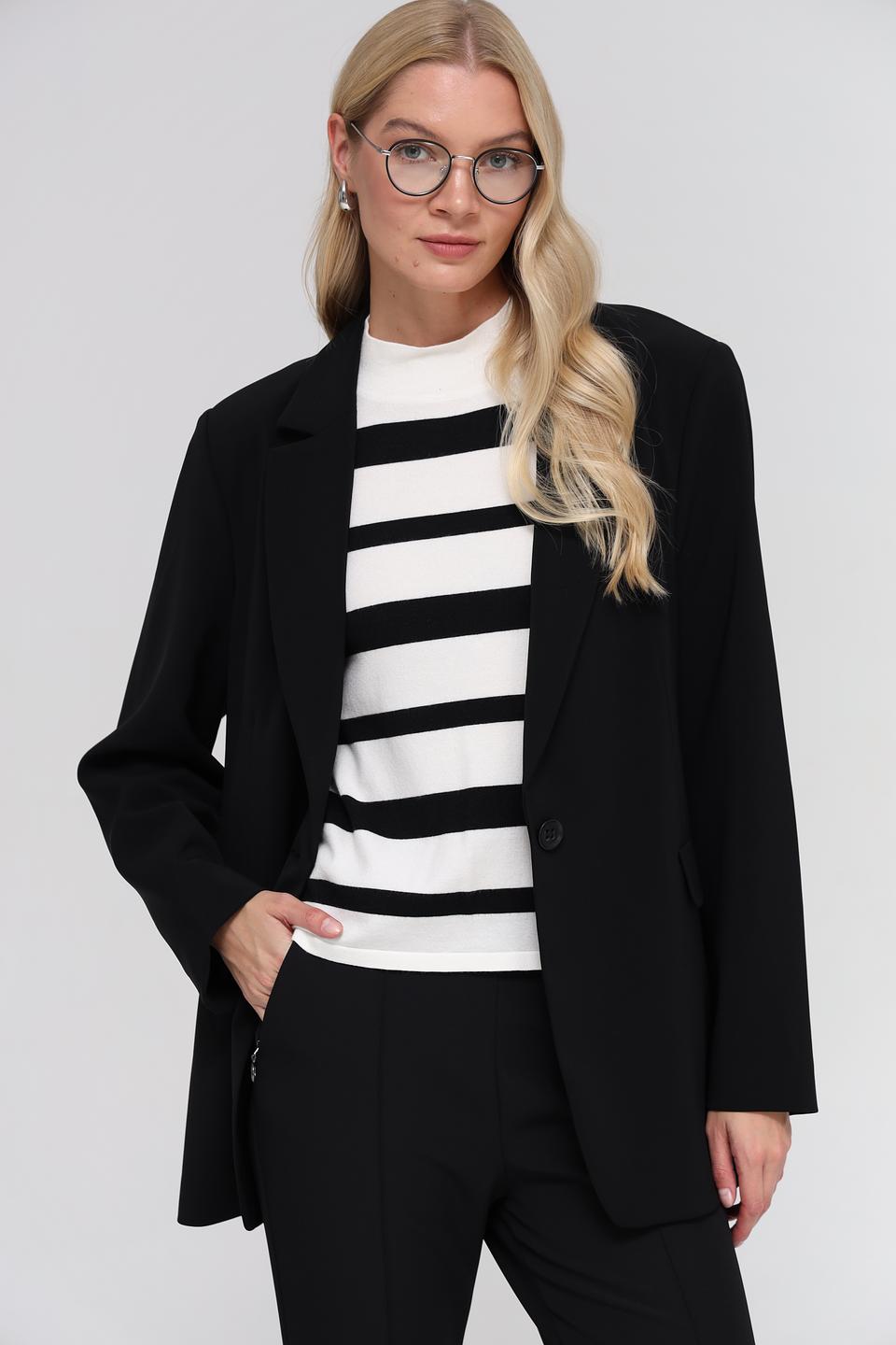 Жакет Bianca чёрный оверсайз