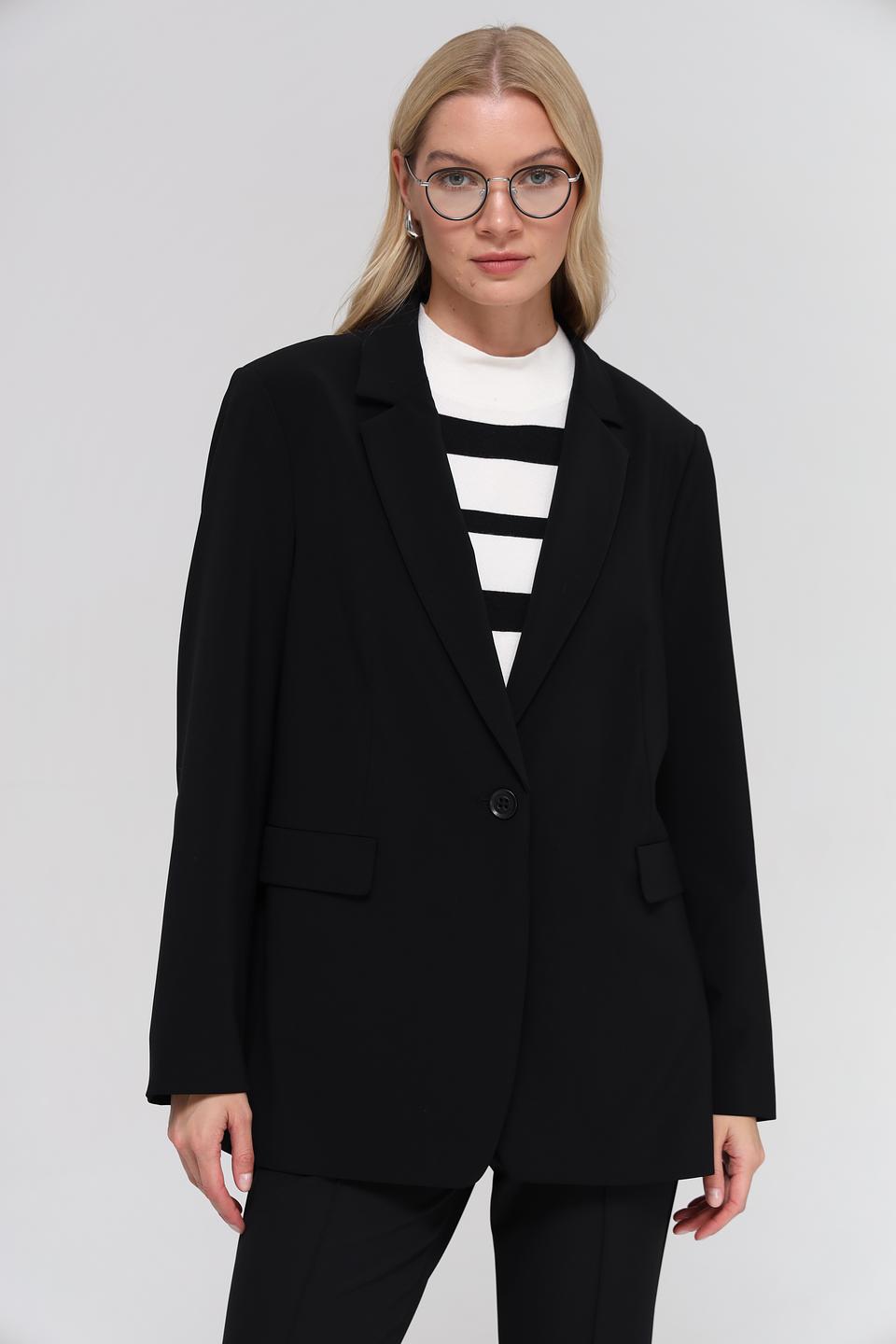 Жакет Bianca чёрный оверсайз