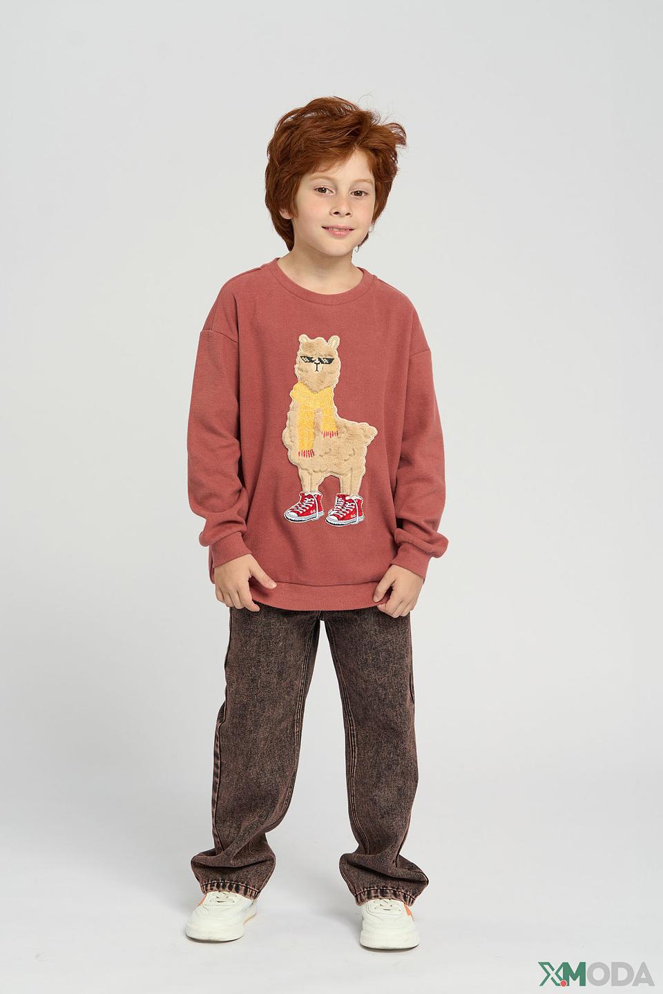 Джемпер Choupette с ламой розовый