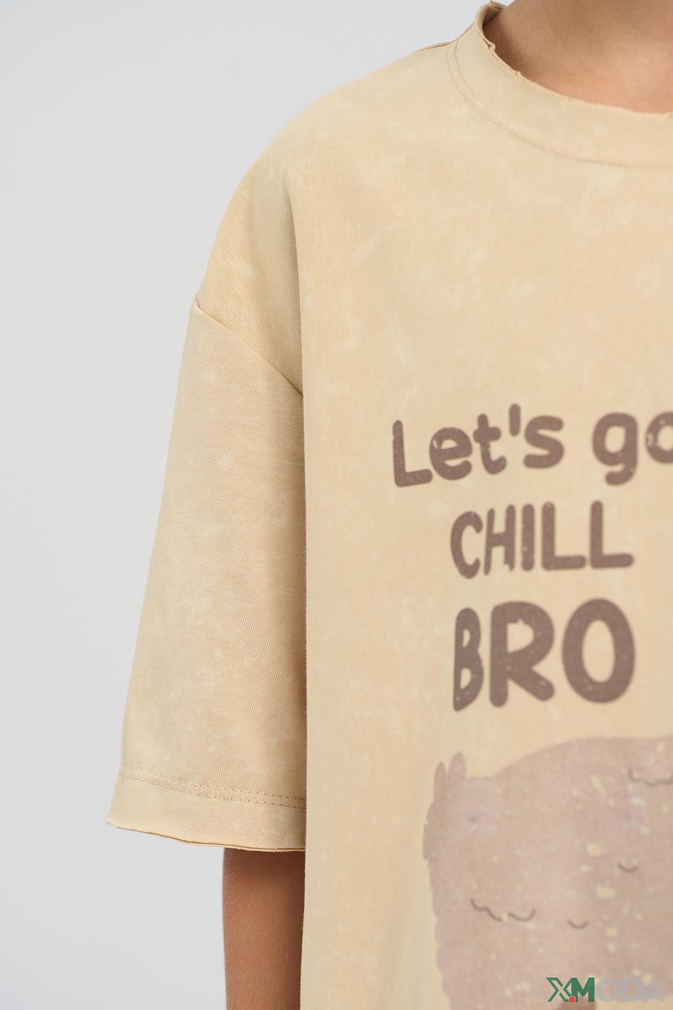 Футболка Choupette с лампой бежевая