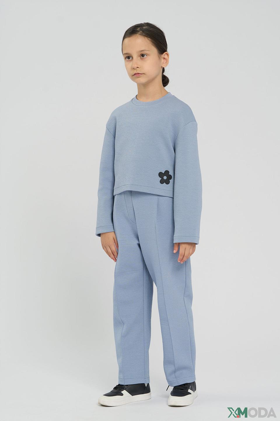 Джемпер Choupette с цветком голубой
