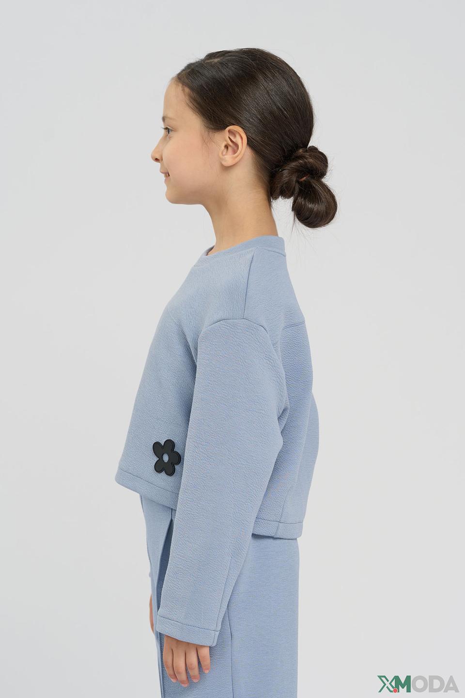 Джемпер Choupette с цветком голубой