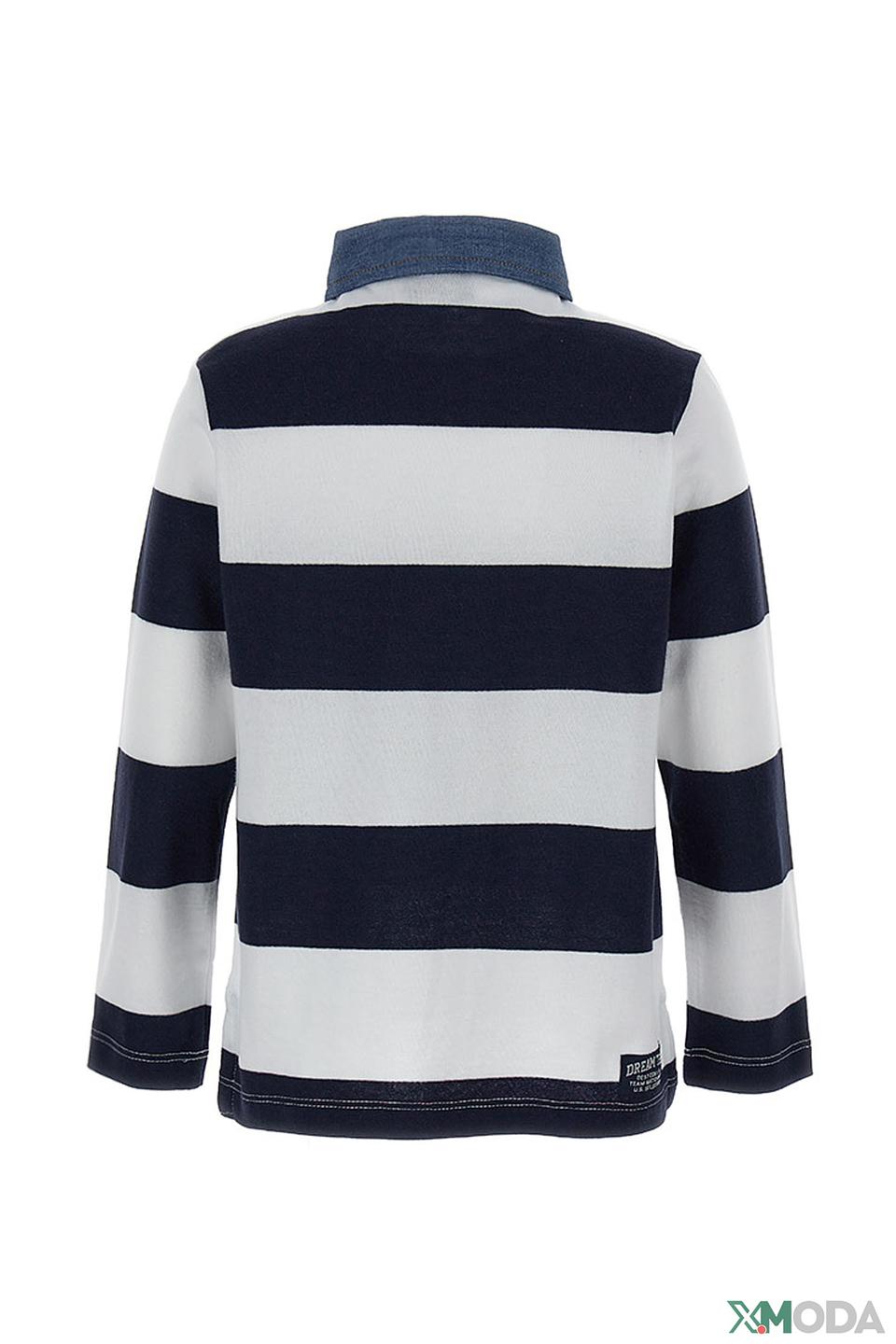 Поло Original Marines в полоску синий