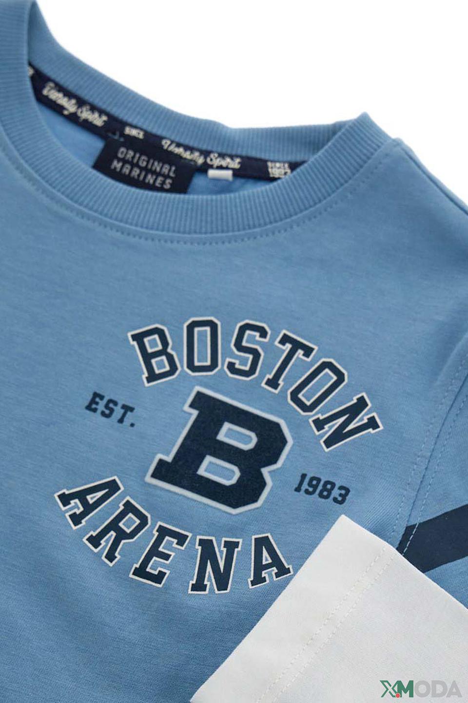 Футболка Original Marines Boston голубая