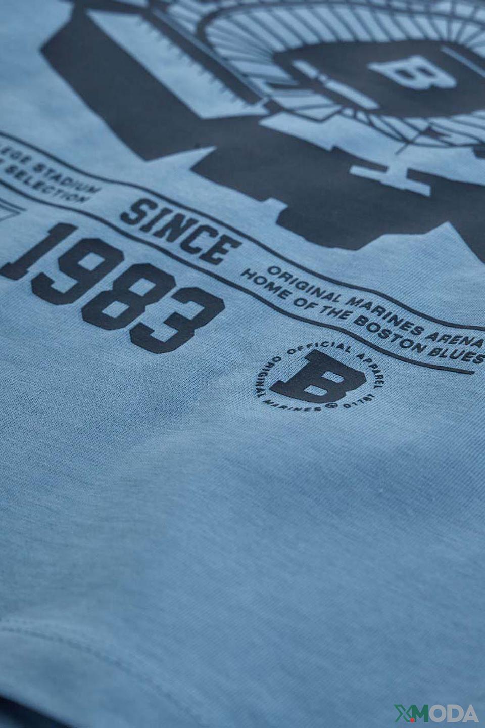 Футболка Original Marines Boston голубая