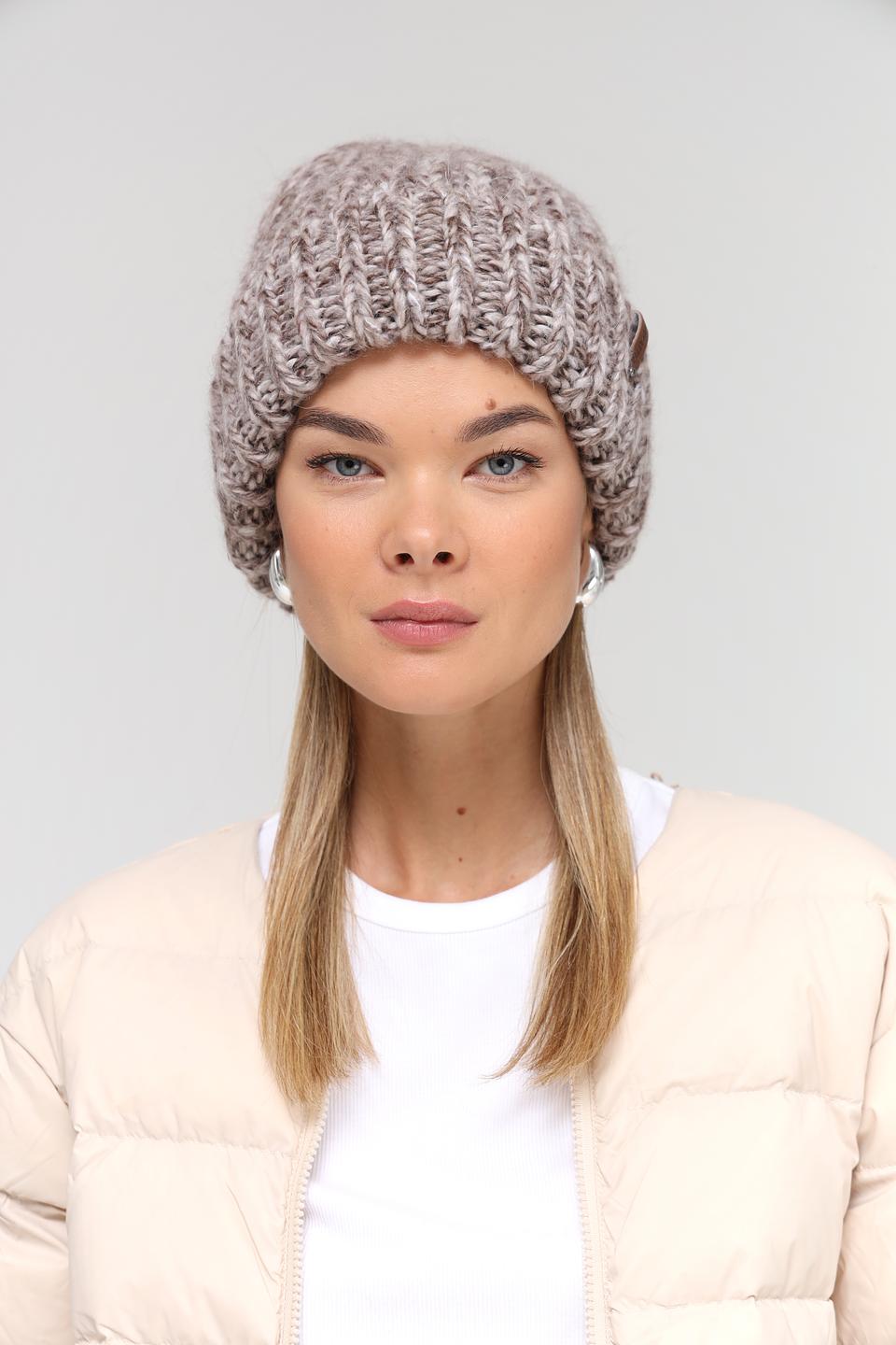 Шапка Marhatter вязаная серая