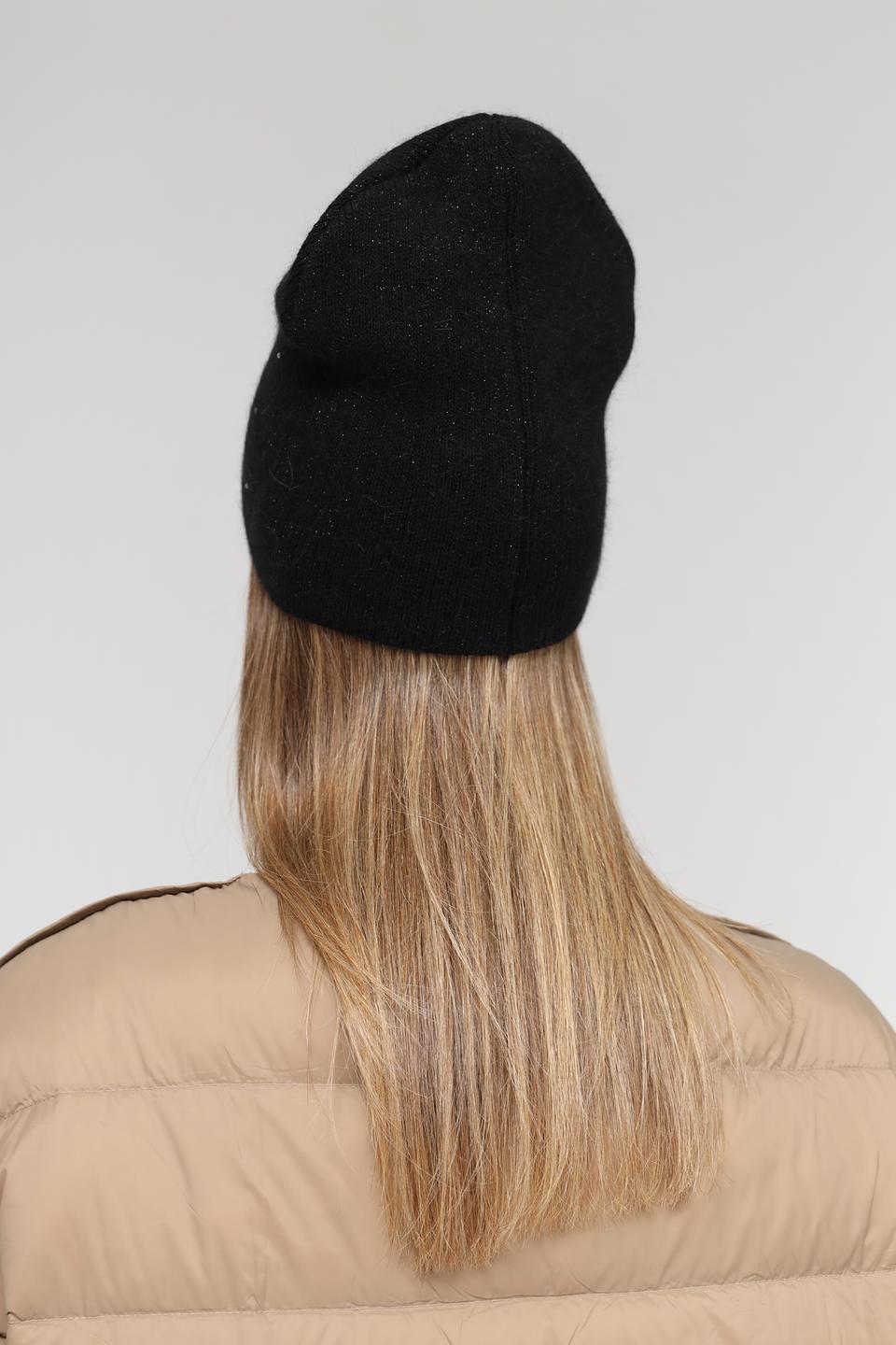 Шапка Marhatter чёрная с люрексом