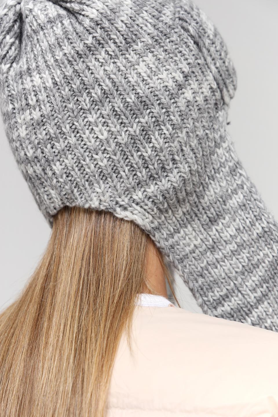 Шапка Marhatter с ушами серая