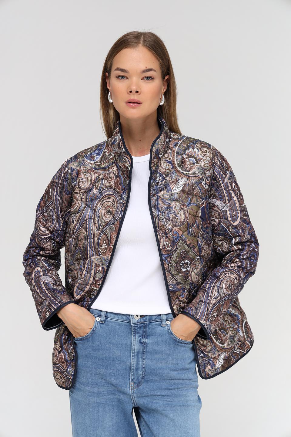 Куртка Lebek стеганая синяя