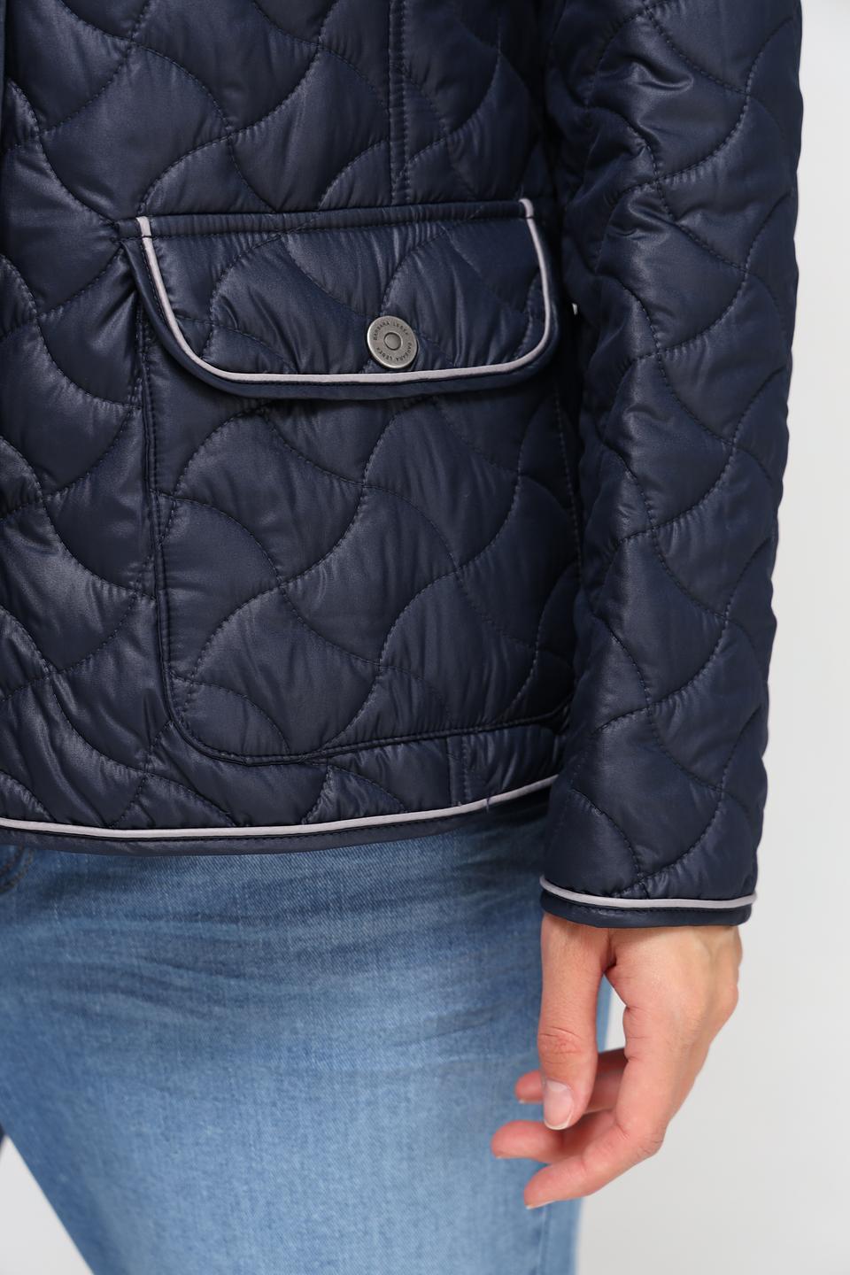 Куртка Lebek стеганая синяя