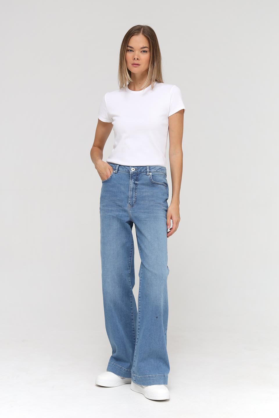 Джинсы клеш Marc Aurel голубые