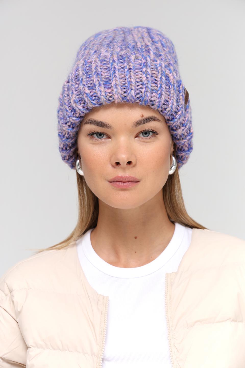 Шапка Marhatter вязаная лавандовая