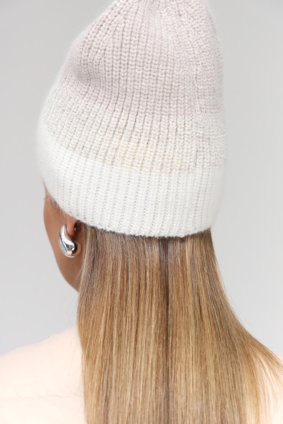 Шапка Marhatter вязаная белая