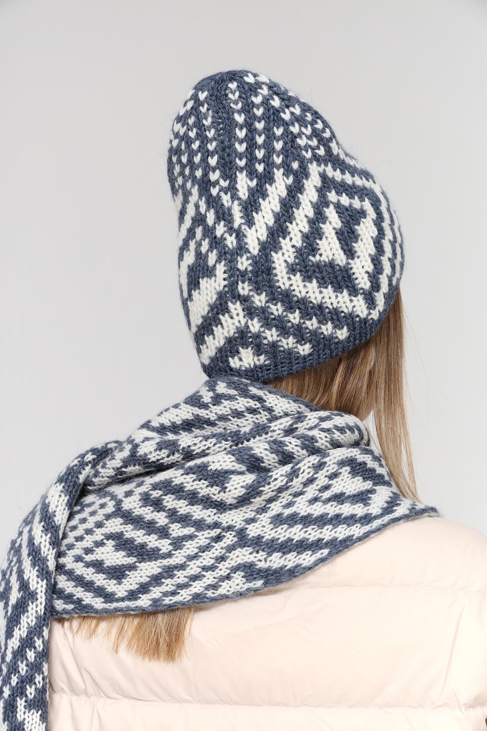 Шапка Marhatter вязаная с узором