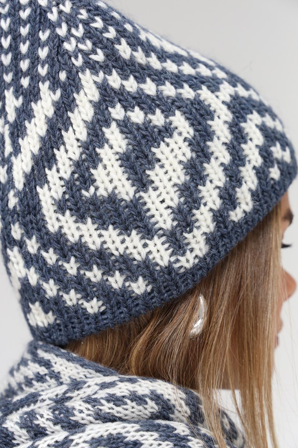 Шапка Marhatter вязаная с узором