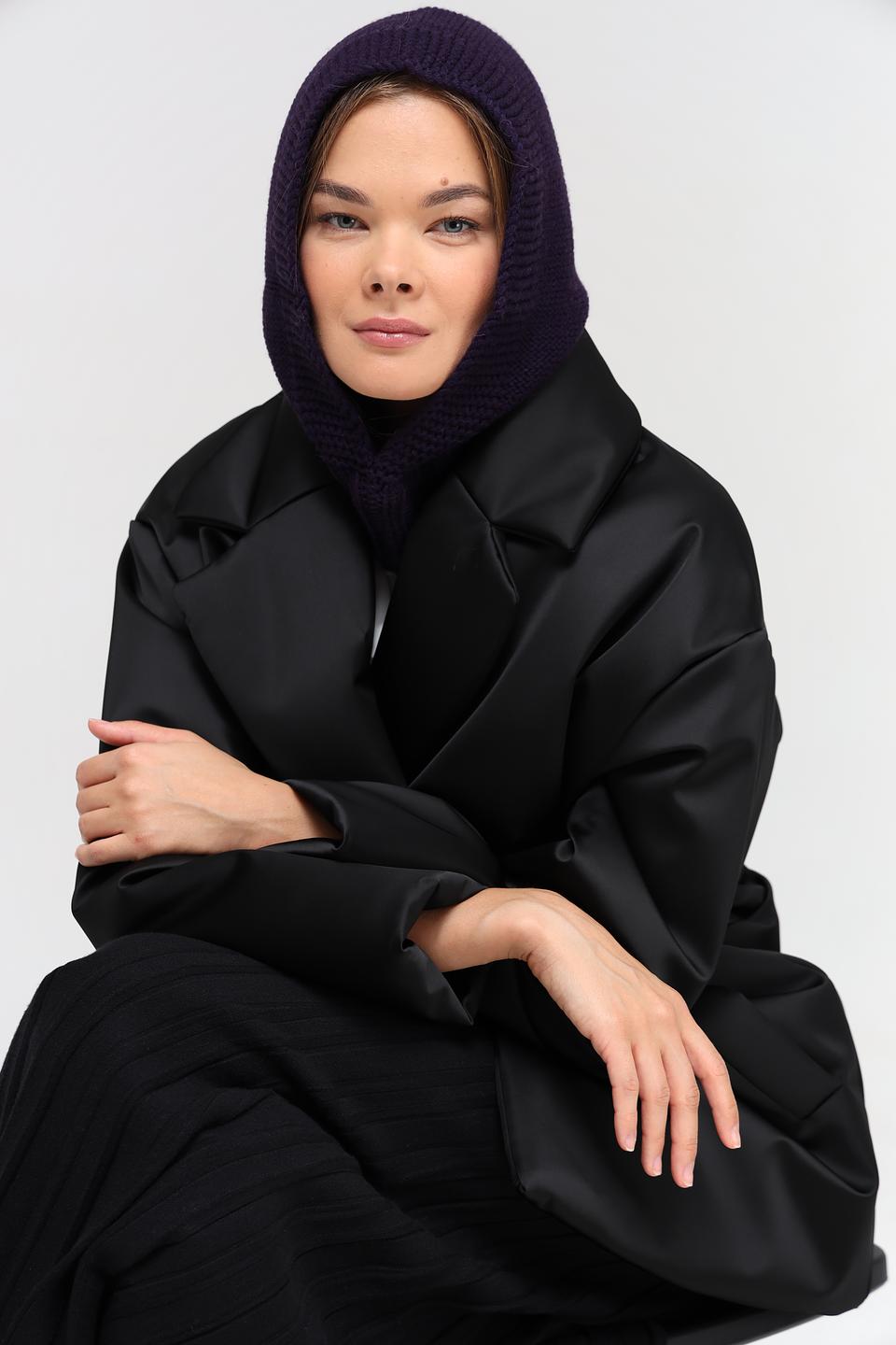 Шапка Marhatter вязаная фиолетовая