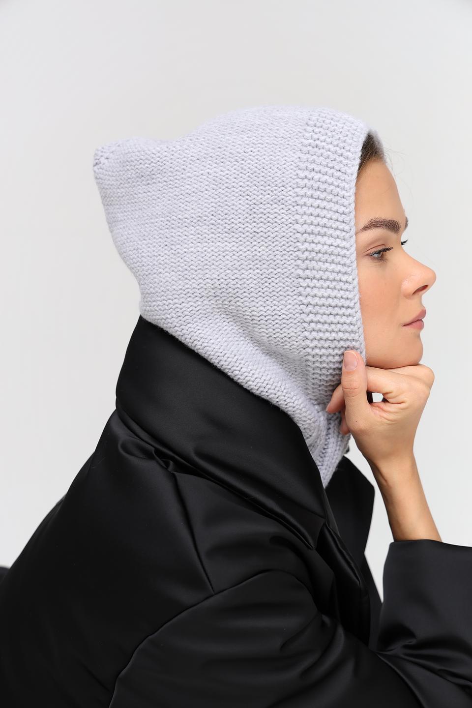 Шапка Marhatter вязаная серая