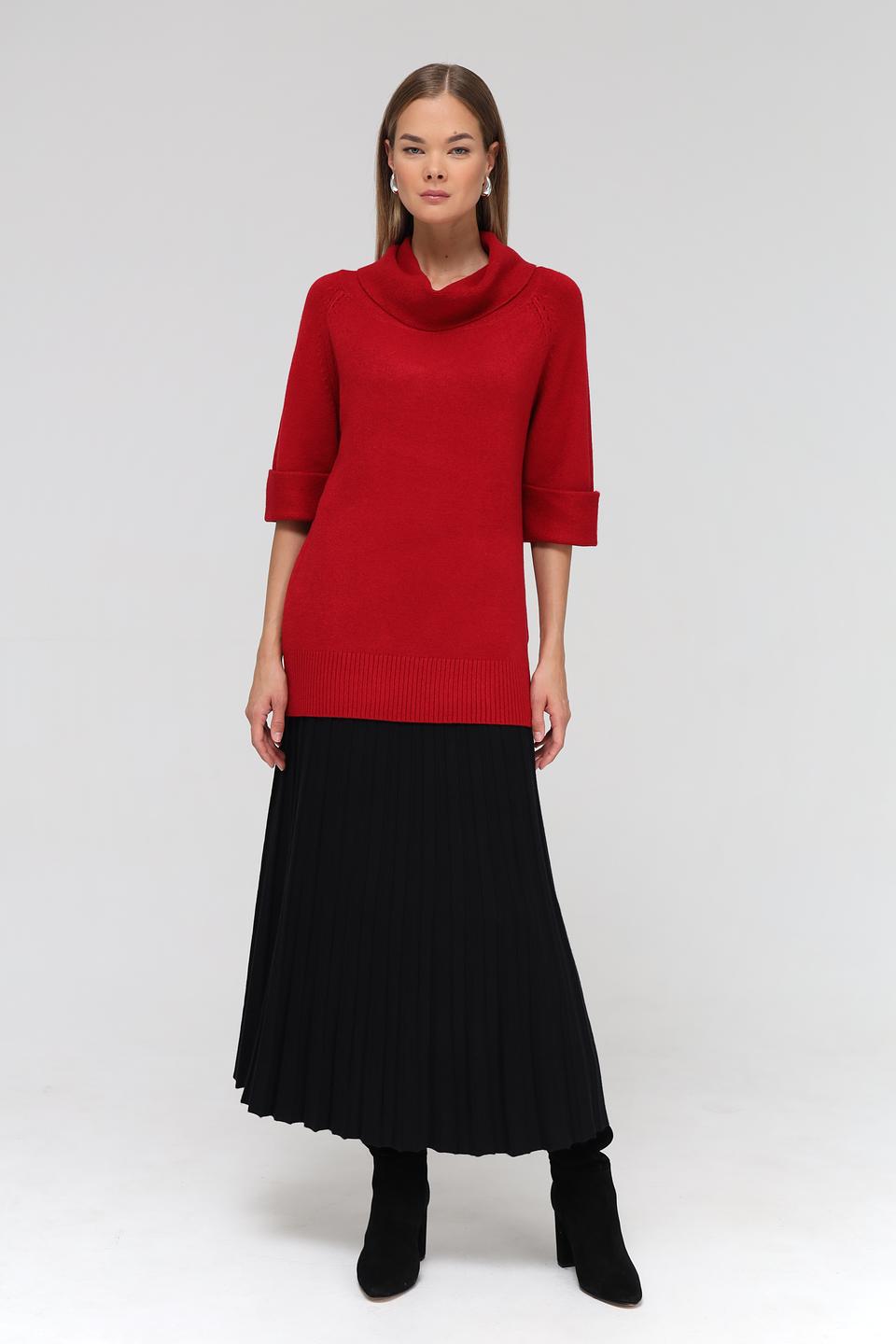 Юбка Oui плиссированная чёрная