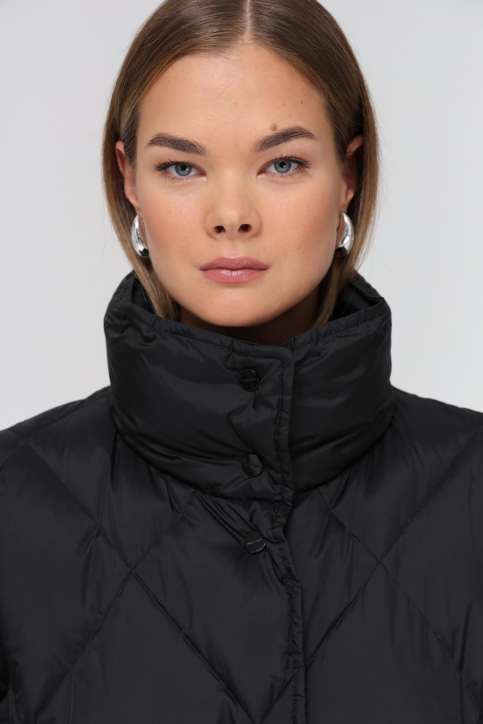 Пальто Marc Cain стеганое чёрное