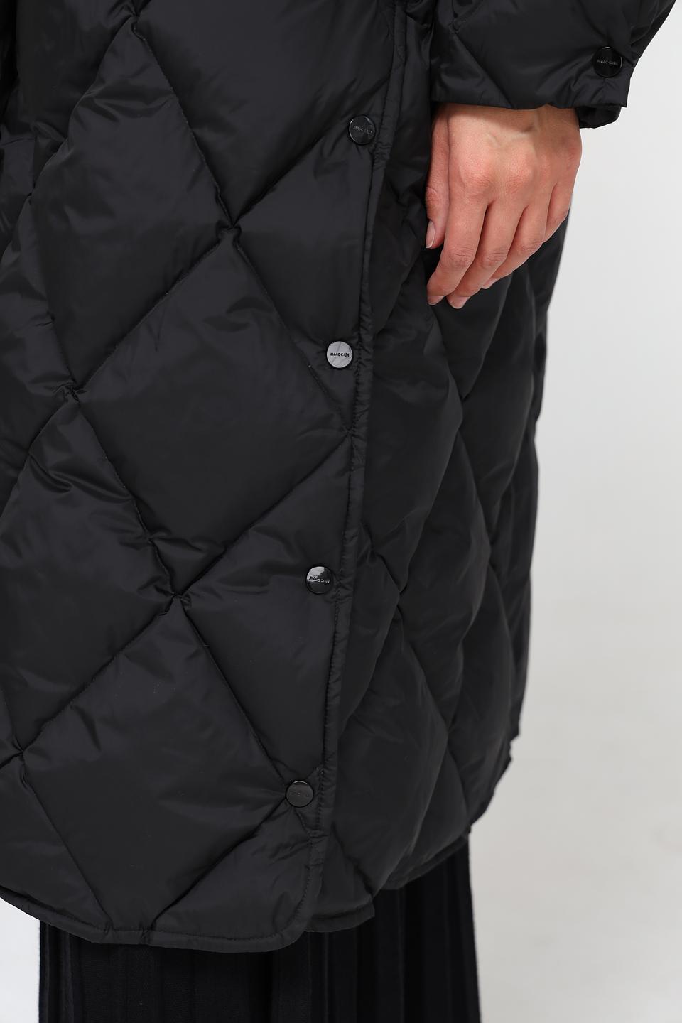 Пальто Marc Cain стеганое чёрное