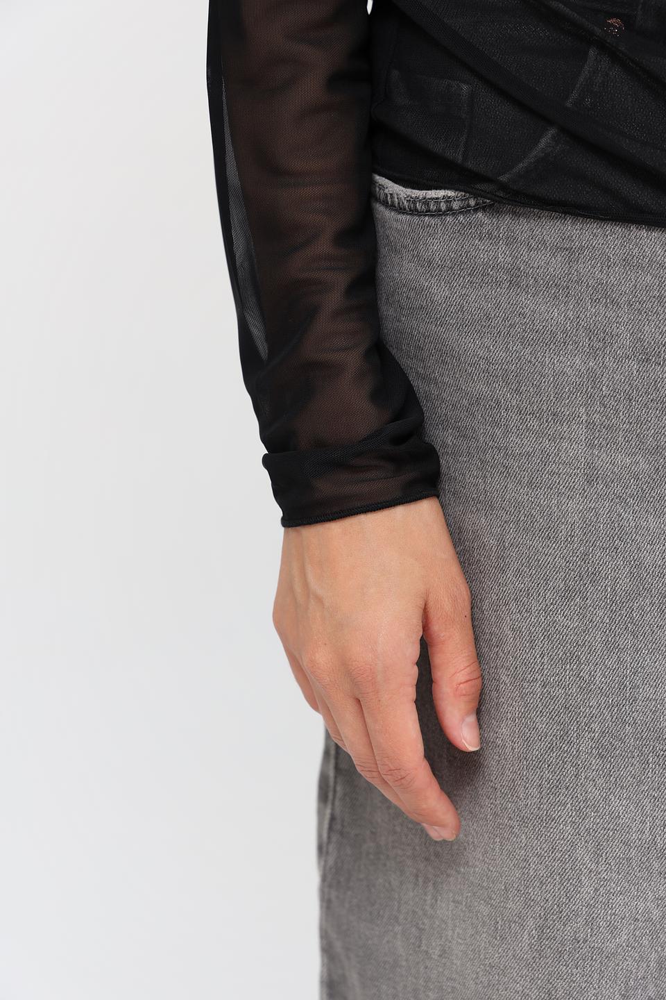 Пуловер Monari чёрный с горлом