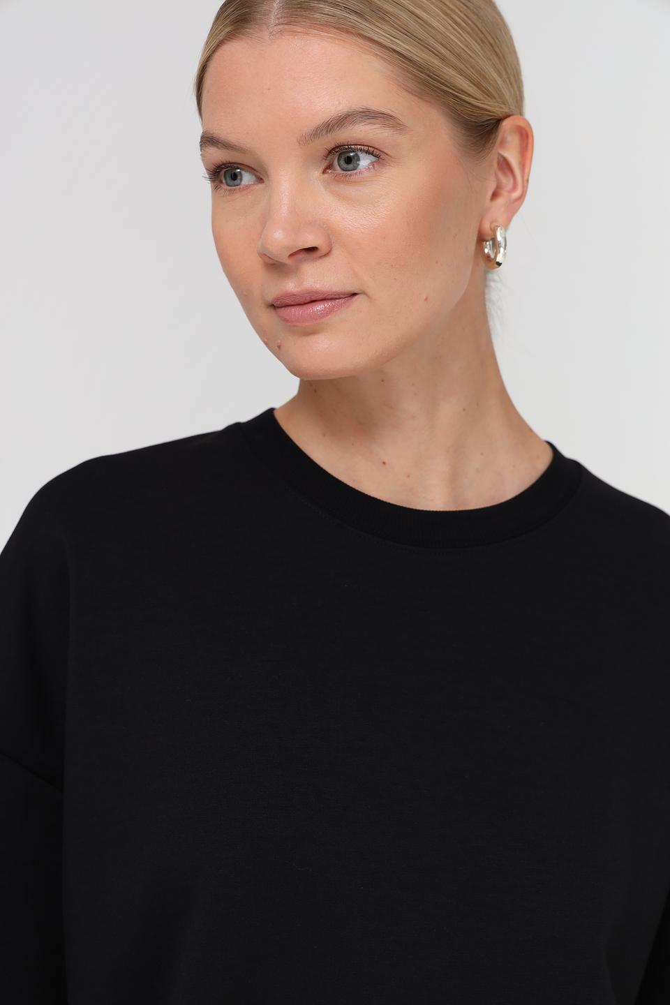 Пуловер Marc O Polo чёрный оверсайз