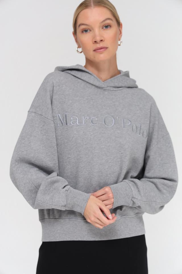 Пуловер Marc O Polo серый с логотипом