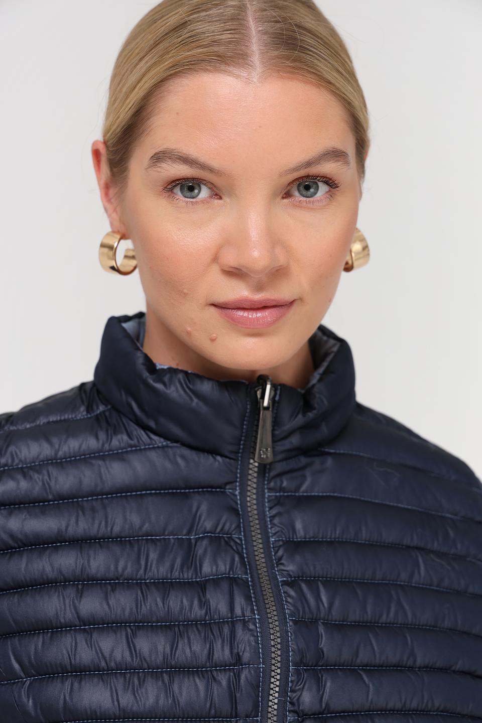 Жилет Lebek стеганый голубой