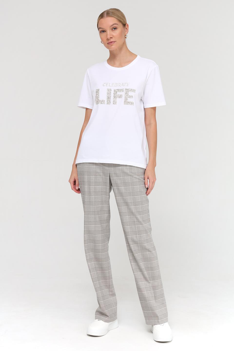 Брюки Toni collection в клетку