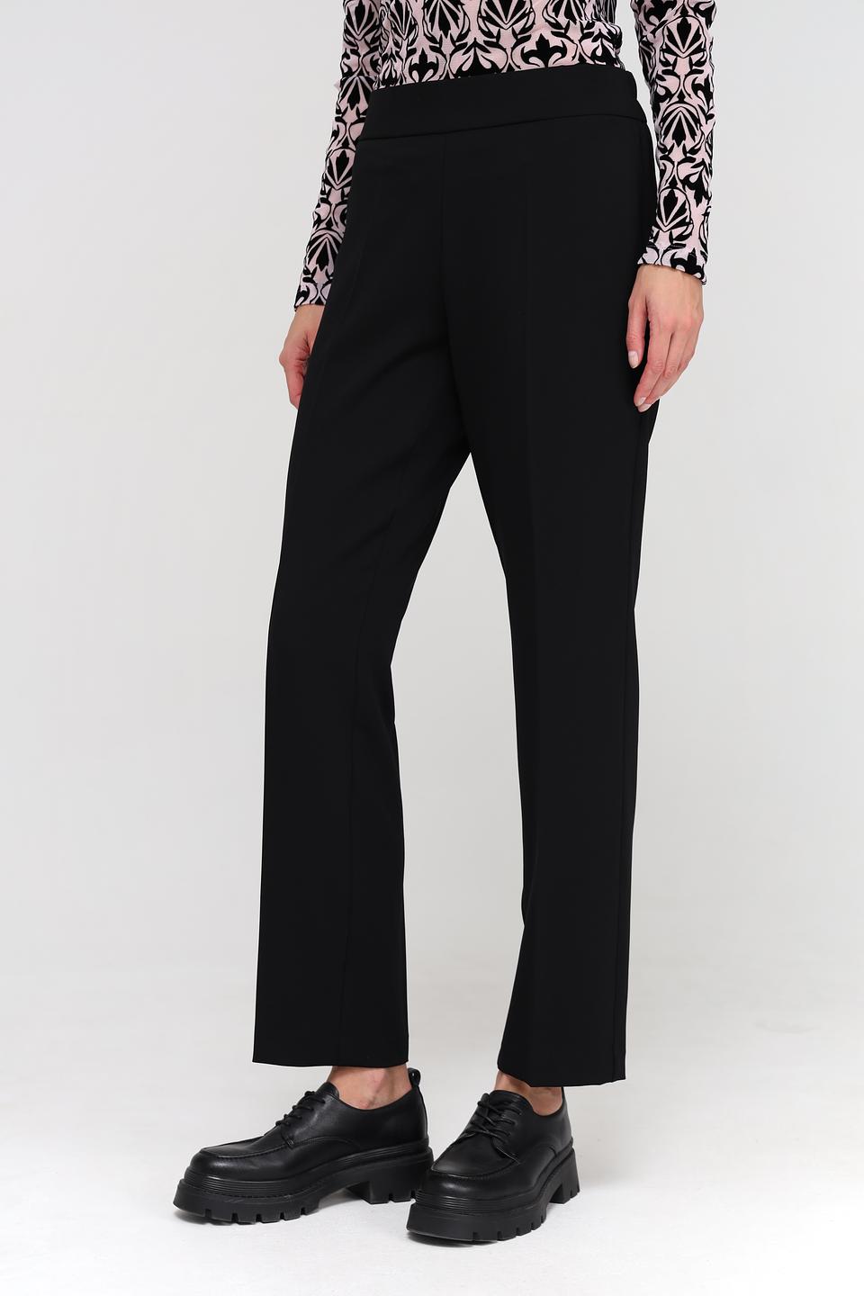 Брюки Frank Walder чёрные с эластичным поясом