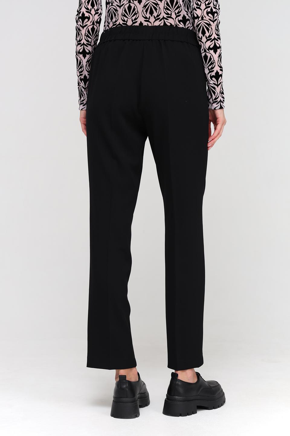 Брюки Frank Walder чёрные с эластичным поясом