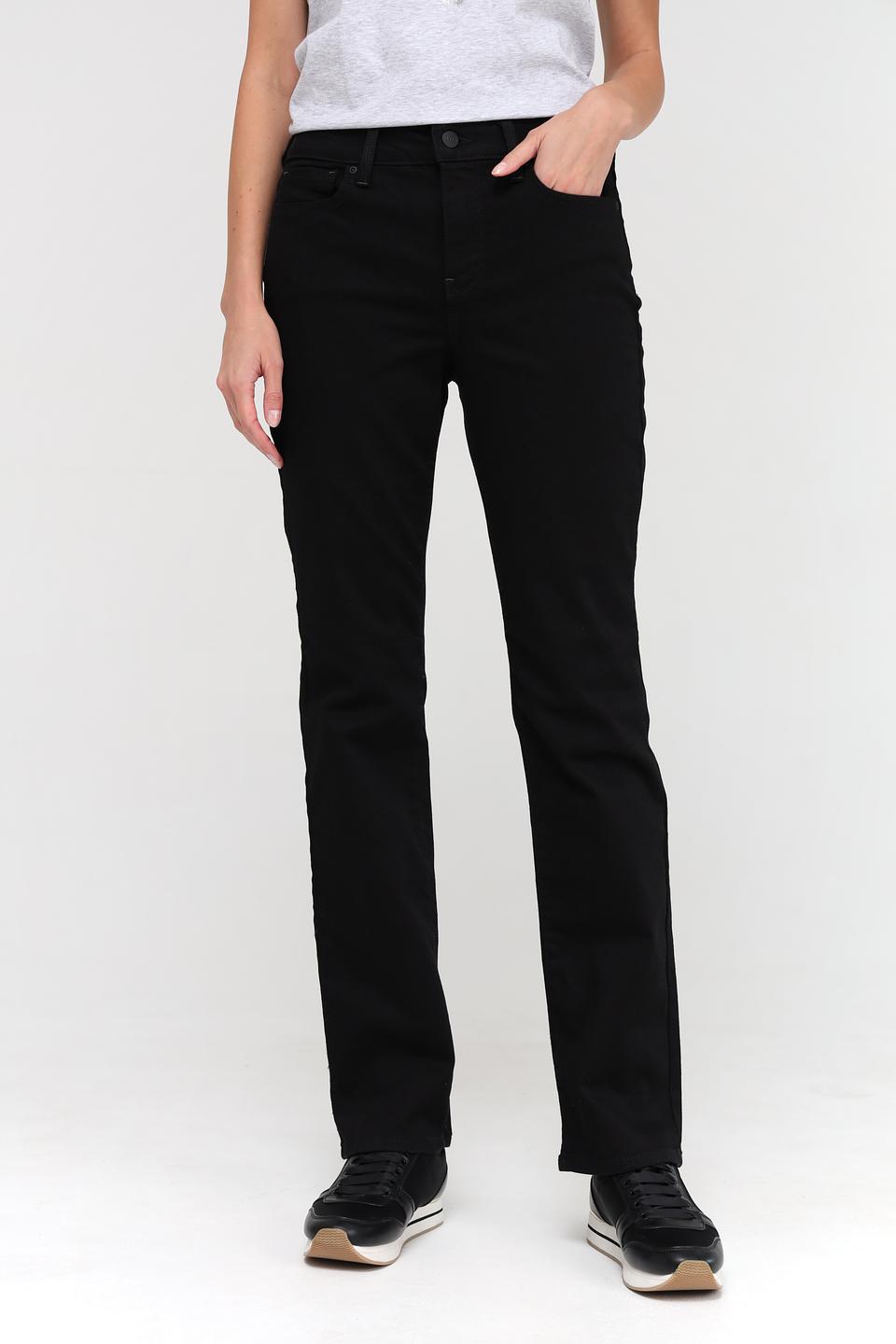Джинсы NYDJ прямые чёрные