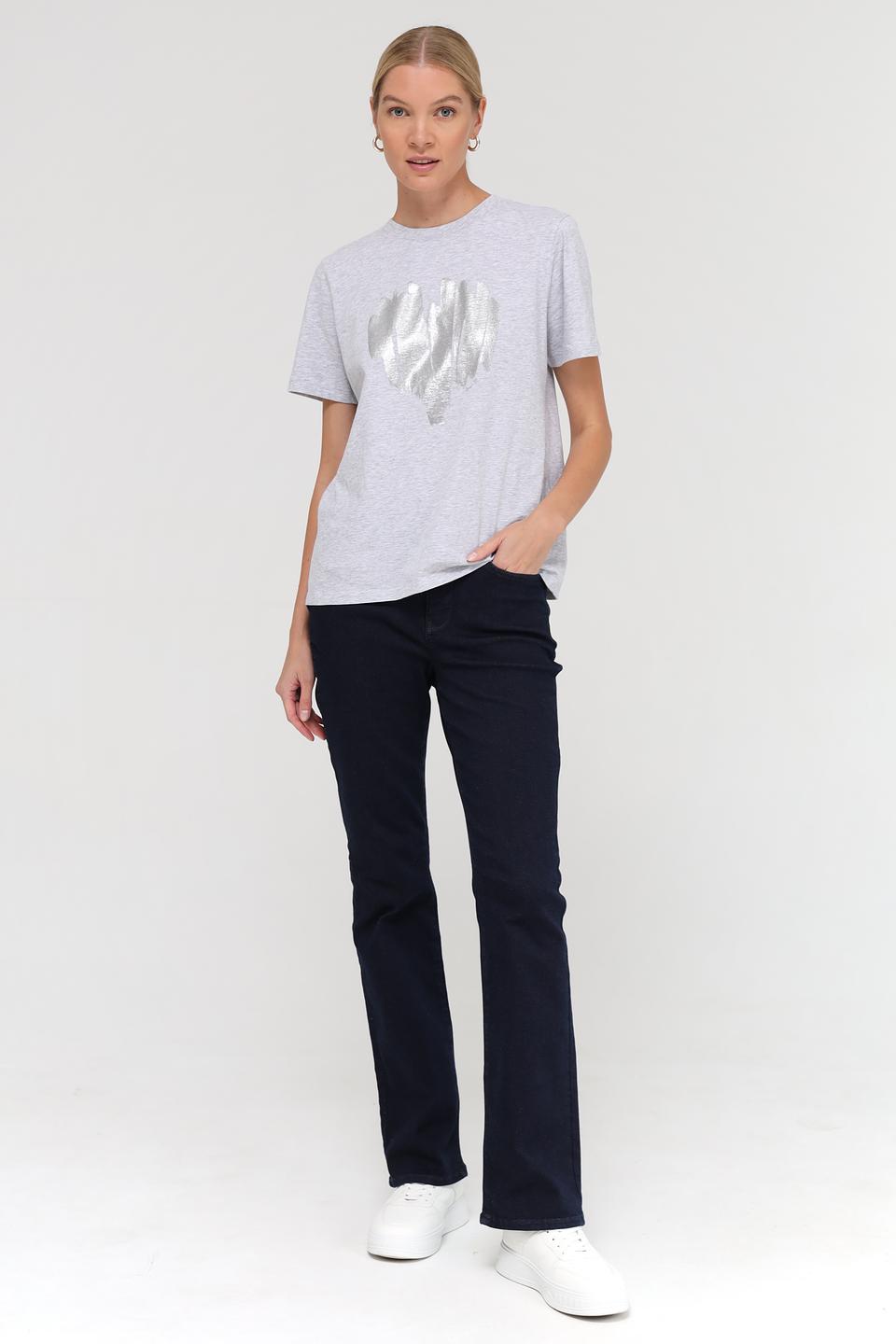 Джинсы NYDJ букле тёмно-синие