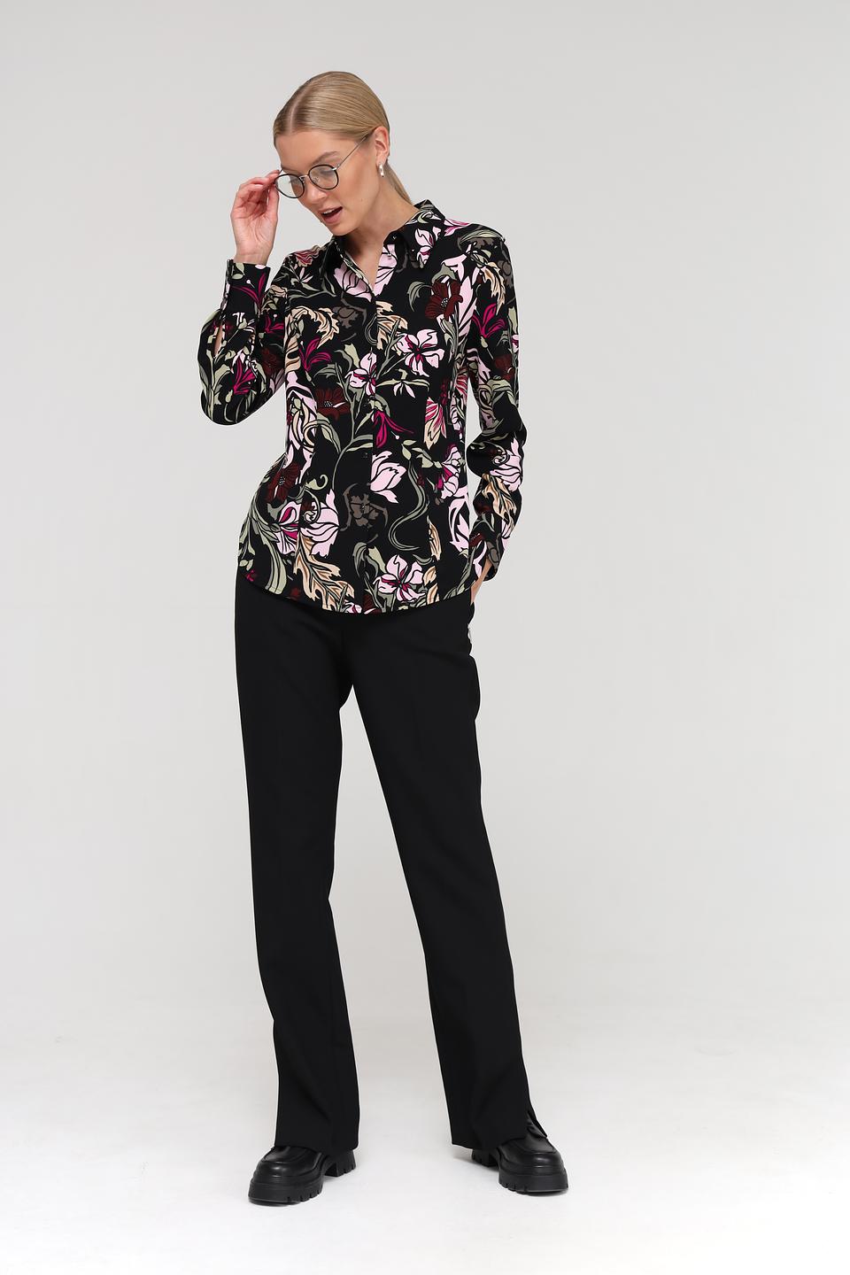 Блуза Marc Cain с цветочным принтом