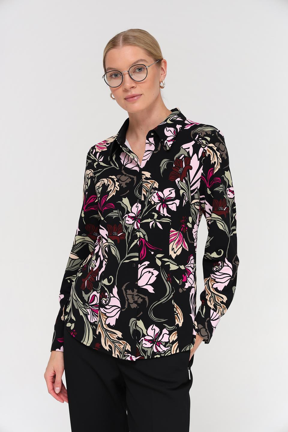 Блуза Marc Cain с цветочным принтом