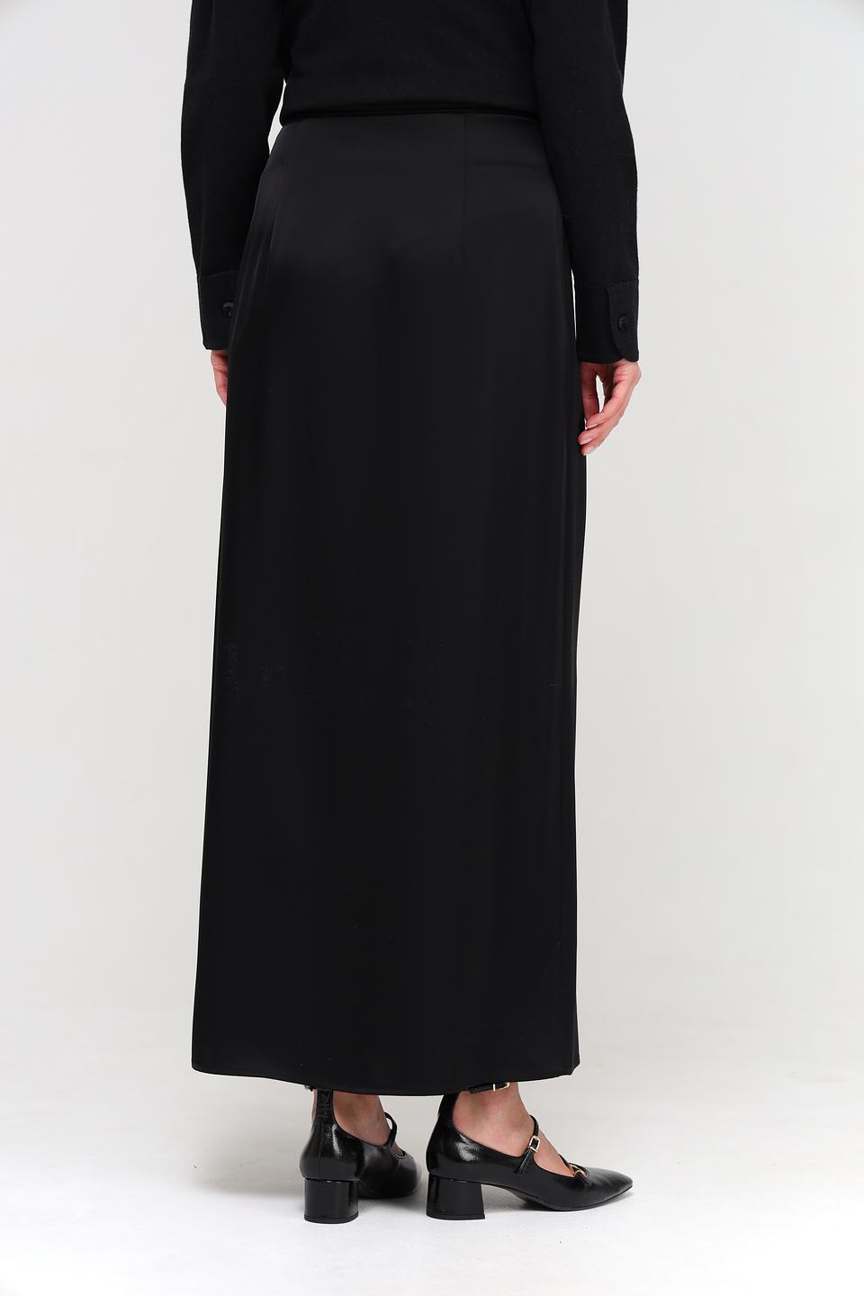 Юбка Marc Cain чёрная с разрезом