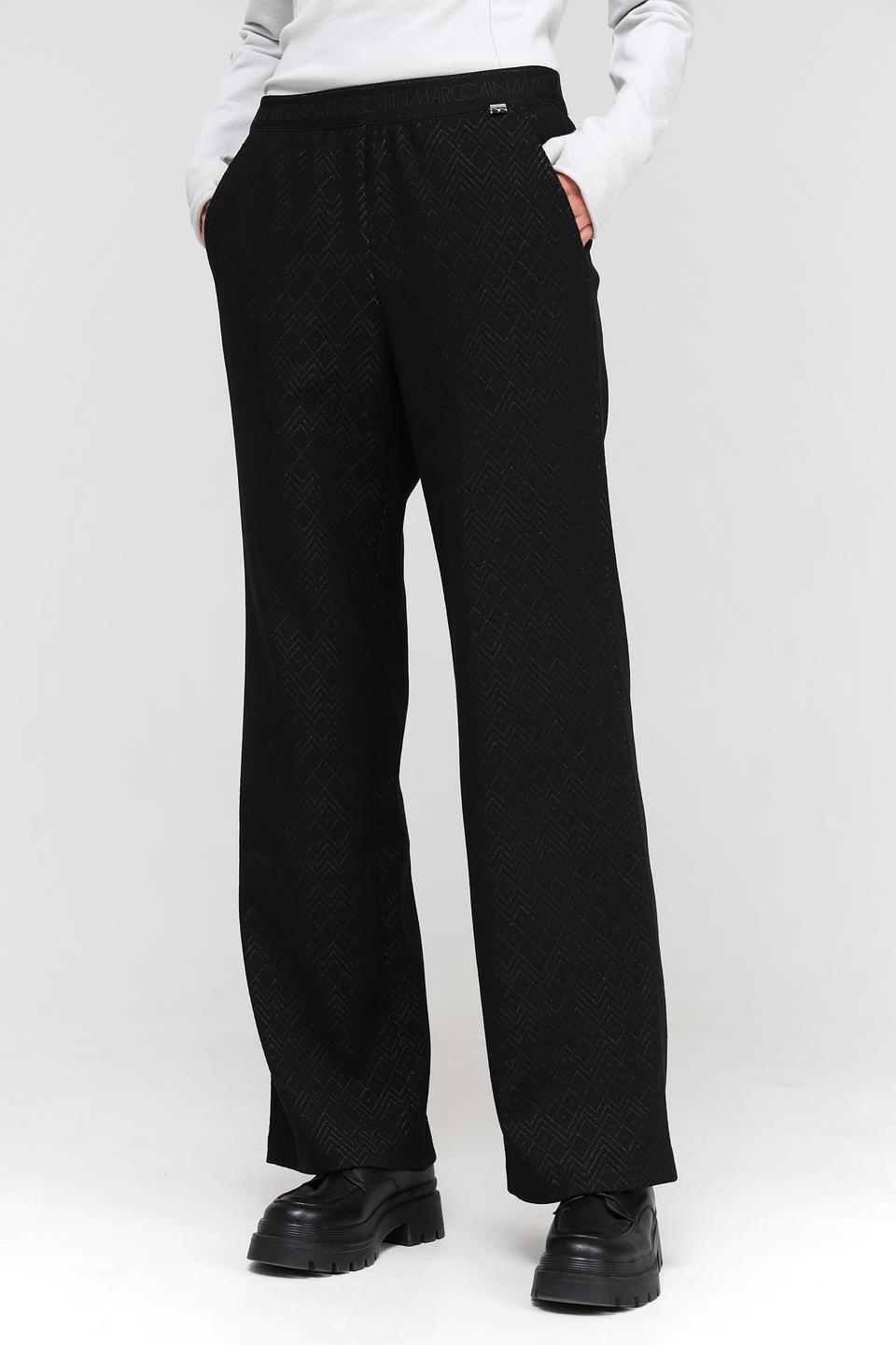 Брюки Marc Cain с узором чёрный